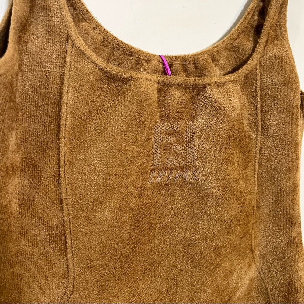 Fendi x Skims brown/tan velvet knit dress size 42 (US 6) NEW! New with tags! - Picture 10 of 16